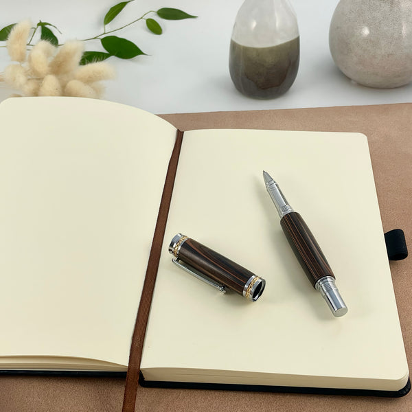 Carnet Luxe A5, 200pages blanches Qualité 120grs