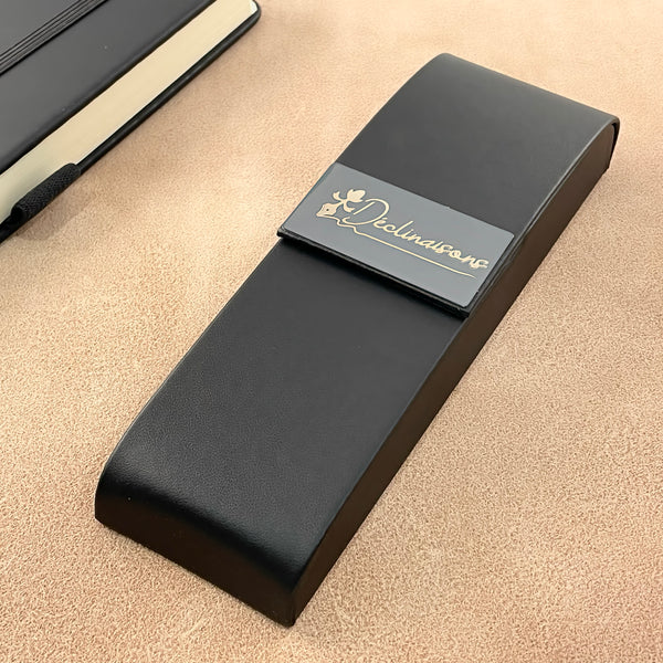 Etui luxe pour Parure 2 Stylos cuir PU et fermeture magnétique