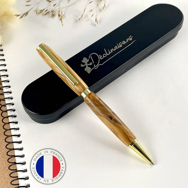Stylo bois olivier Italie. Stylos Déclinaisons