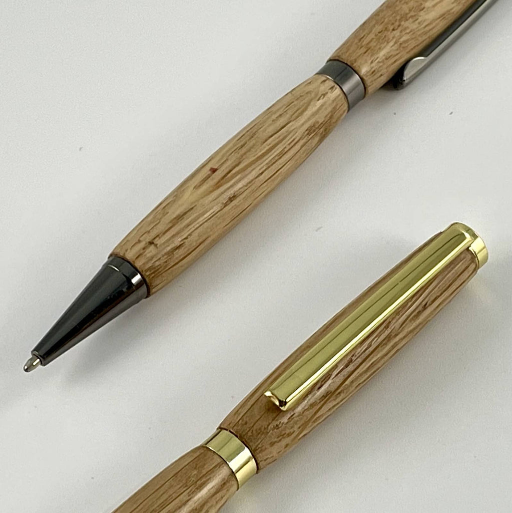Stylo French Pen in French Oak wood, handcrafted in France, Personalized – Stylos ...